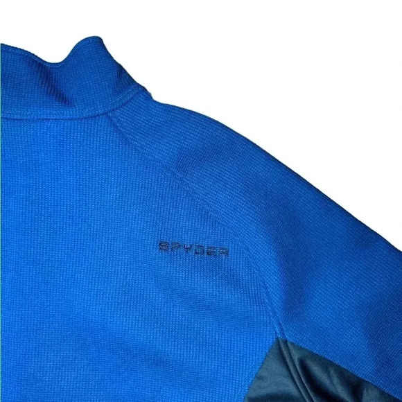 Spyder Men's Half Zip Sweater Gait Knit Pullover Jacket - Picture 9 of 10